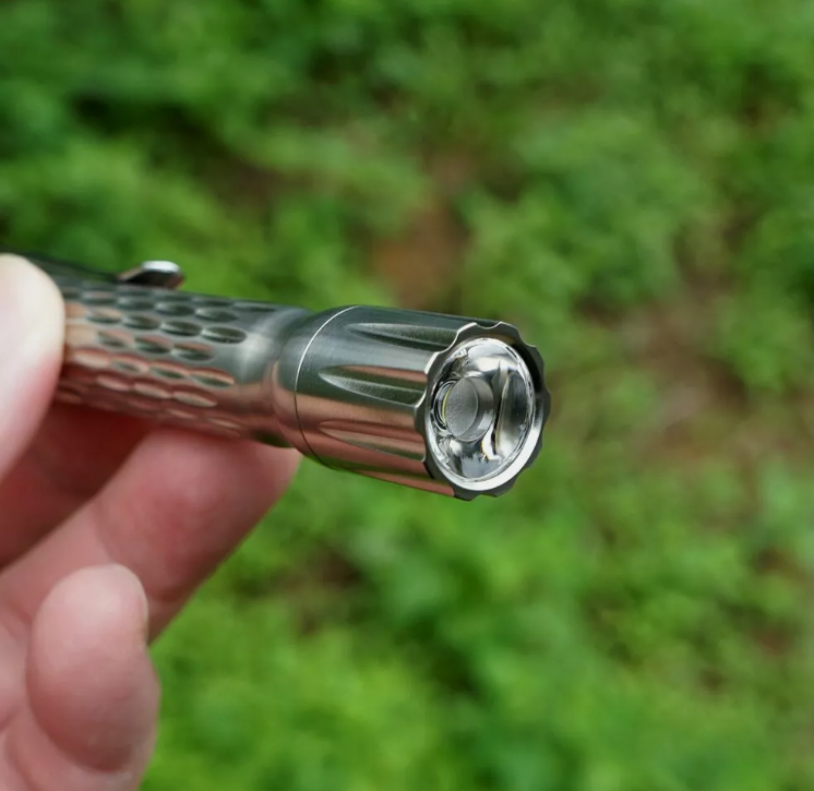 Titanium Titan: Tactical Flashlight for Outdoor Adventures & EDC - Image 4